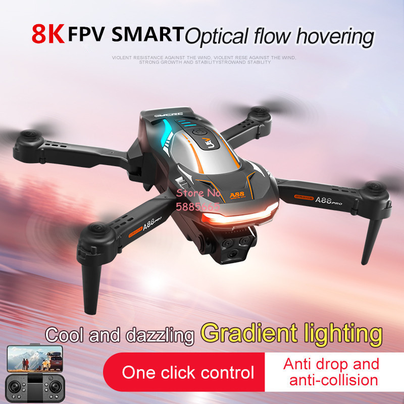 Nano Quad Fpv - 8K التصوير الجوي تحديد المواقع التدفق