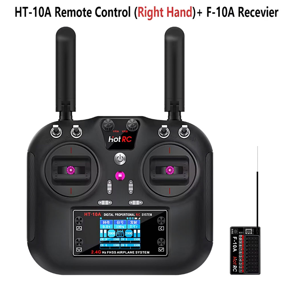 Drone Rc Boat - جهاز إرسال Hotrc HT-10A 2.4G 10