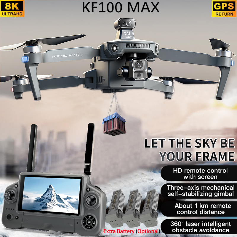 Drone App Rc Fpv - KF100 MAX GPS الطائرة بدون طيار