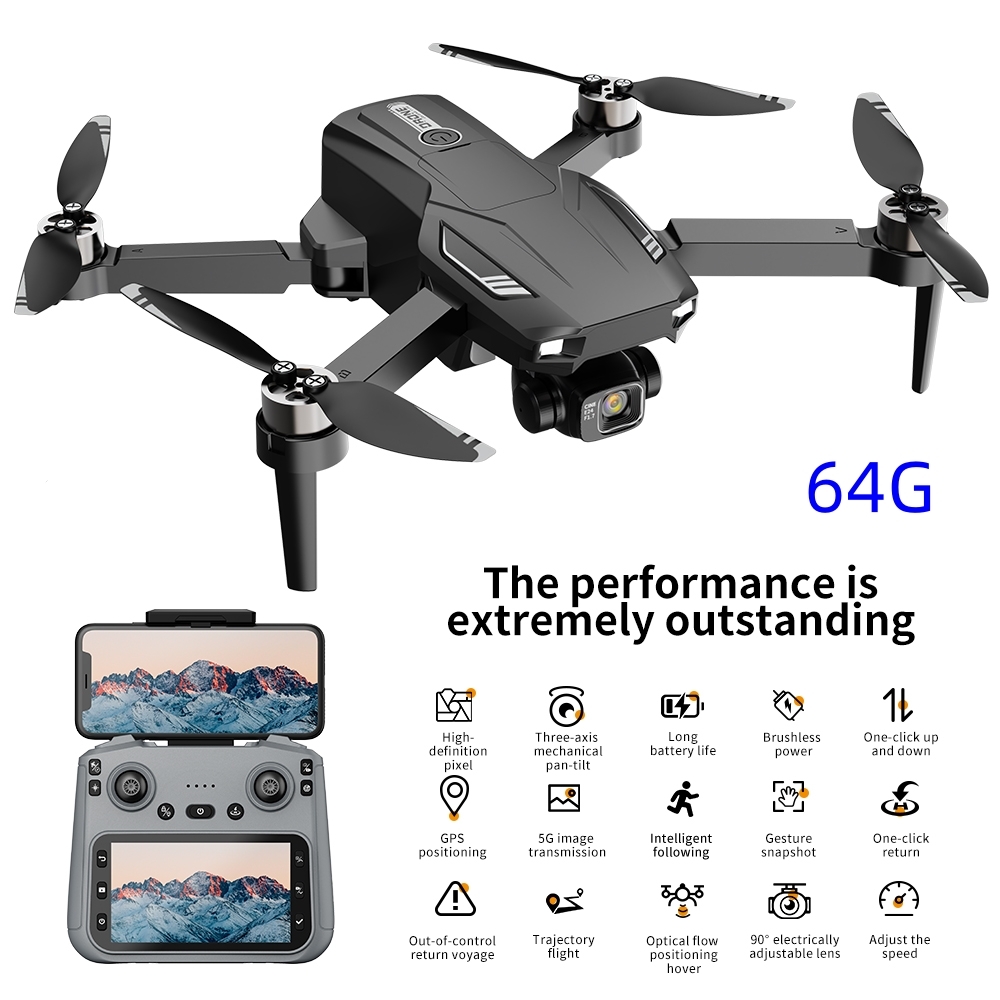 Drone Top Rc - طائرة بدون طيار F204 مع شاشة