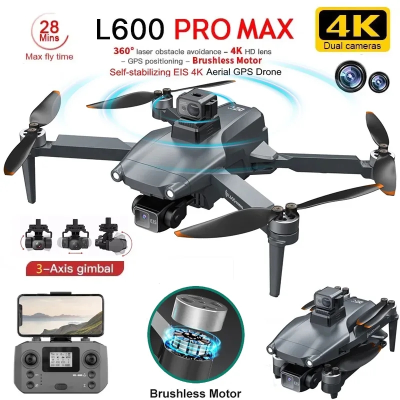 Nano Quad Fpv - L600 PRO MAX GPS الطائرة بدون
