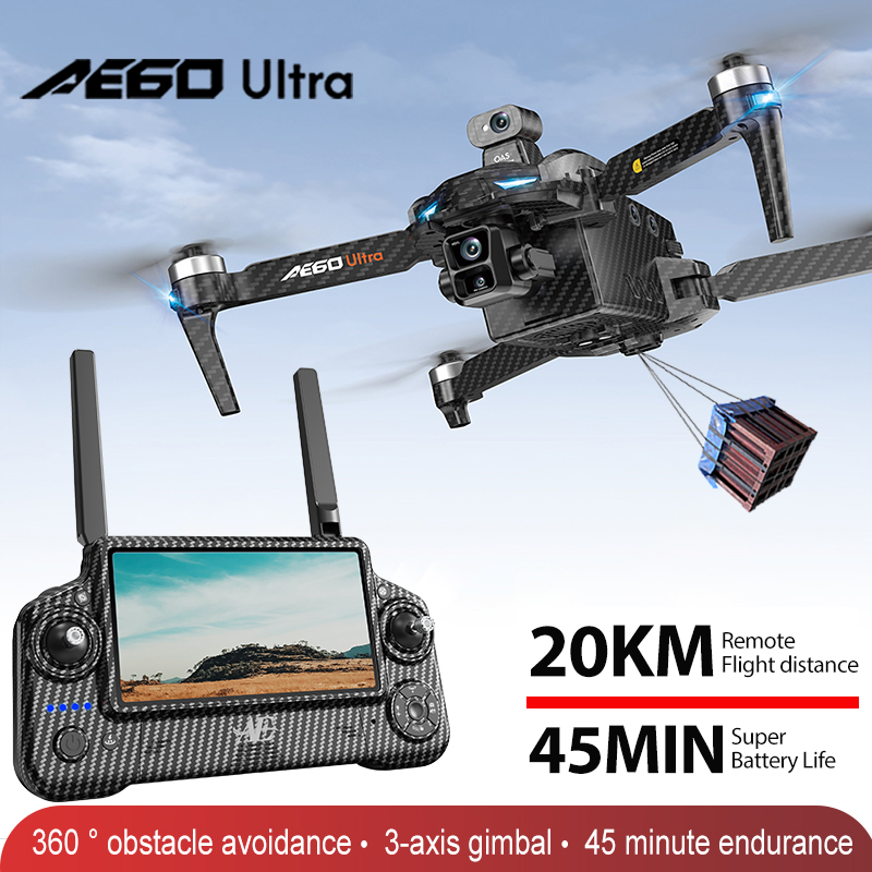 Drone Rc Helicopter With Camera - AE60 نظام تحديد المواقع بدون طيار