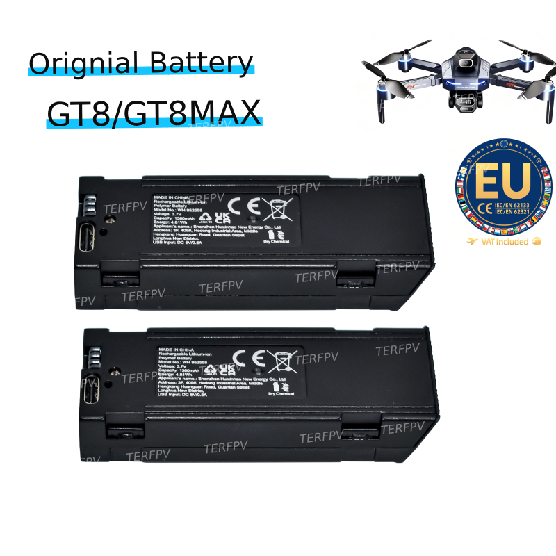 Drone Gt8 Rc - بطارية أصلية لطائرة GT8 بدون طيار