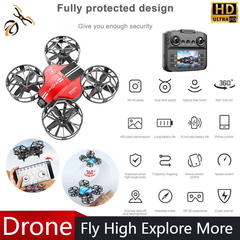 Drone Rc Helicopter With Camera - طائرة بدون طيار صغيرة جديدة 812PRO