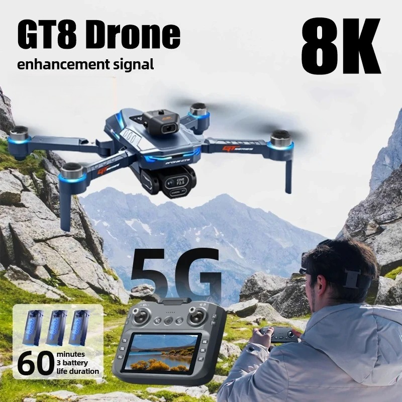 Drone Gt8 Rc - طائرة بدون طيار GT8 الأصلية بكاميرا