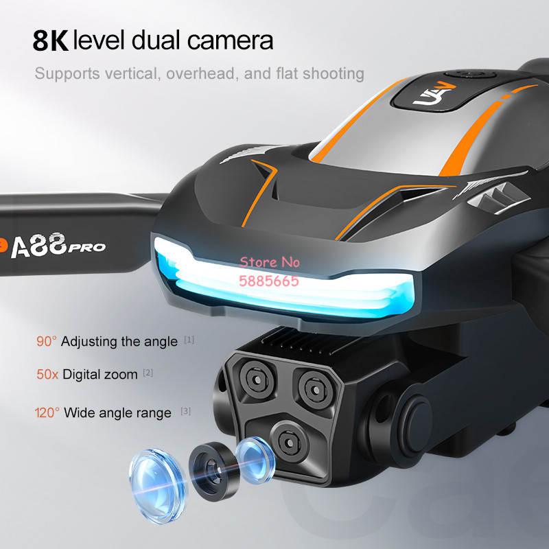 8K التصوير الجوي تحديد المواقع - مراجعة Nano Quad Fpv وسعره