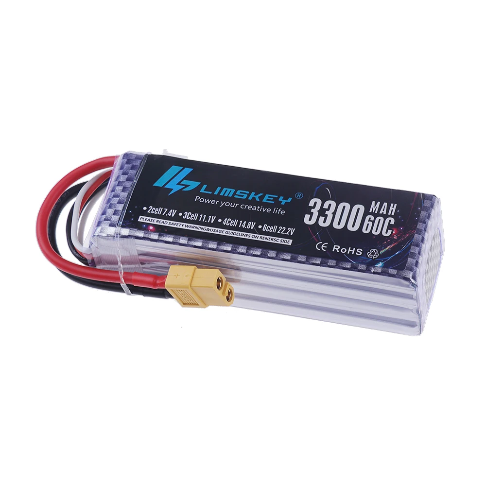 بطارية ليثيوم بوليمر 4S 14.8 ف - مراجعة Drone Lipo Battery وسعره