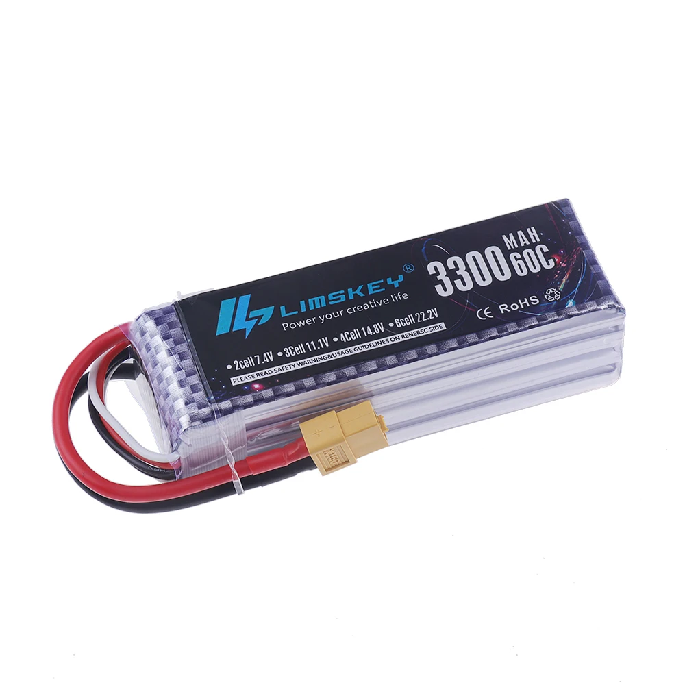 بطارية ليثيوم بوليمر 4S 14.8 ف - مراجعة Drone Lipo Battery وسعره