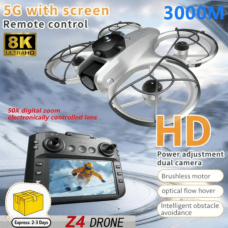 طائرة ميني Z4 الجديدة بدون طيا - مراجعة Rc Drone Uav وسعره