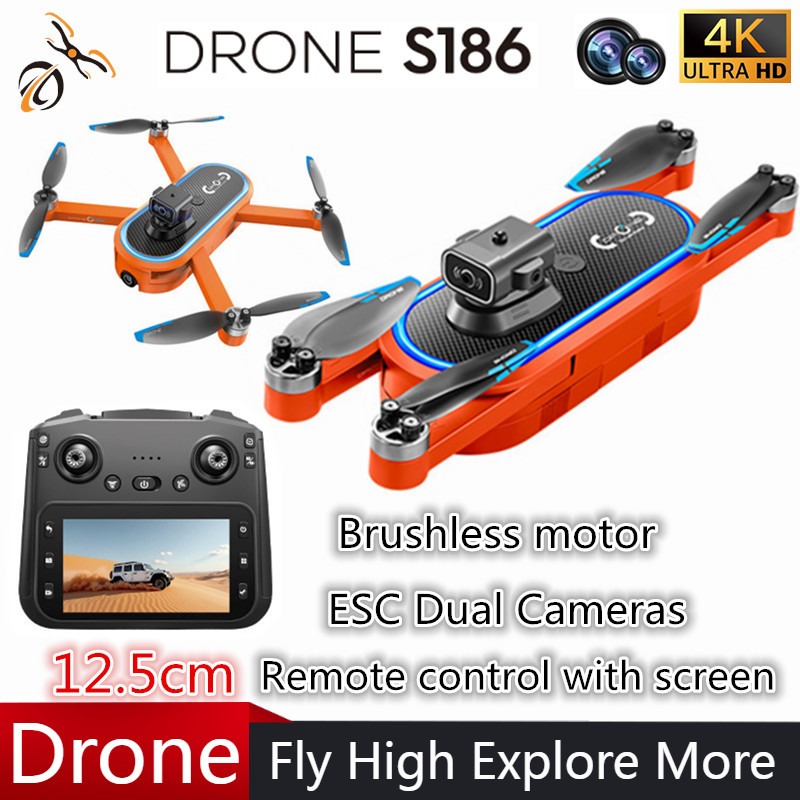 2025 S186 الطائرة بدون طيار ال - مراجعة Drone Rc Foldable وسعره