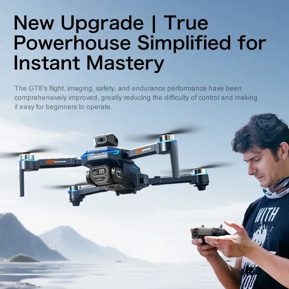 الطائرة بدون طيار 4K HD GT8 كا - مراجعة Drone Top Rc وسعره