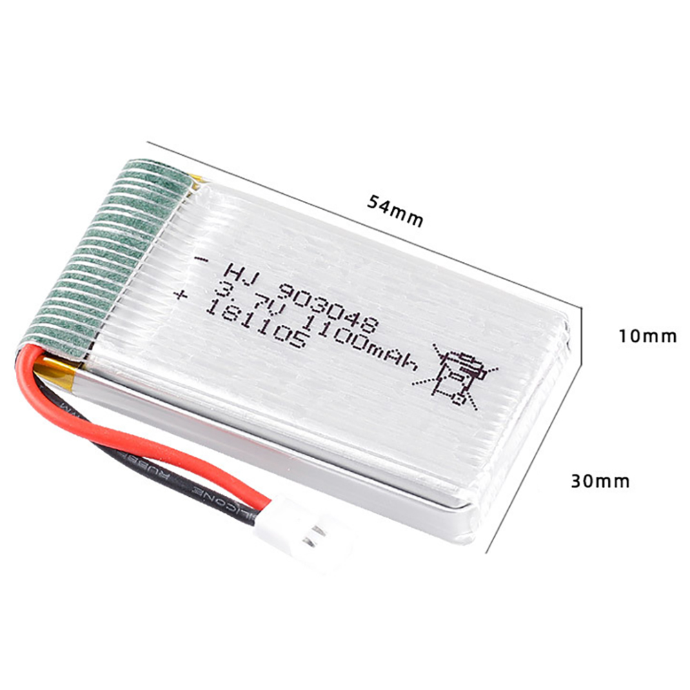 3.7V 1100mAh 903048 بطارية ليب - مراجعة Drone Lipo Battery وسعره
