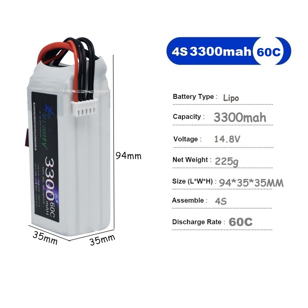 بطارية ليبو لطائرة سباق بدون ط - مراجعة Drone Lipo Battery وسعره