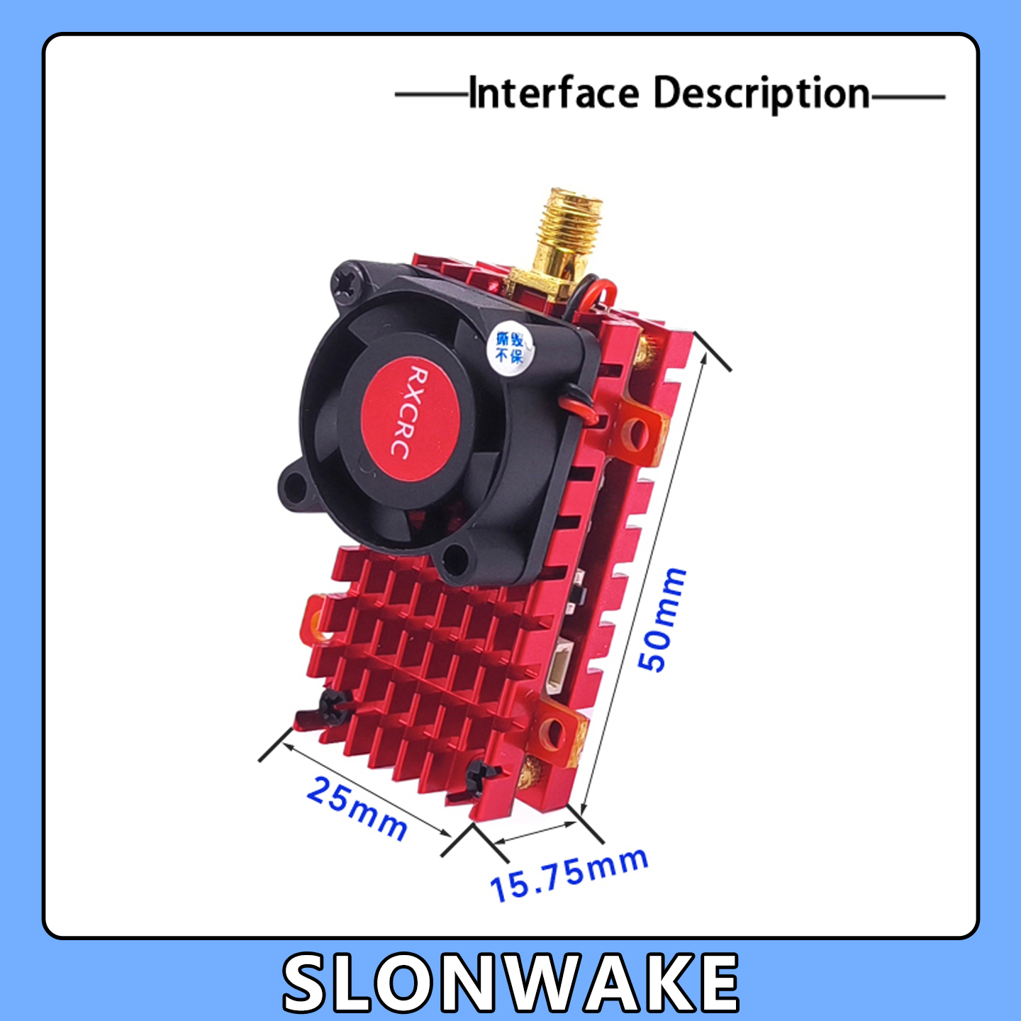 كاميرا SLONWAKE 5.8G 2W VTX FP - مراجعة Drone Rc Camera وسعره