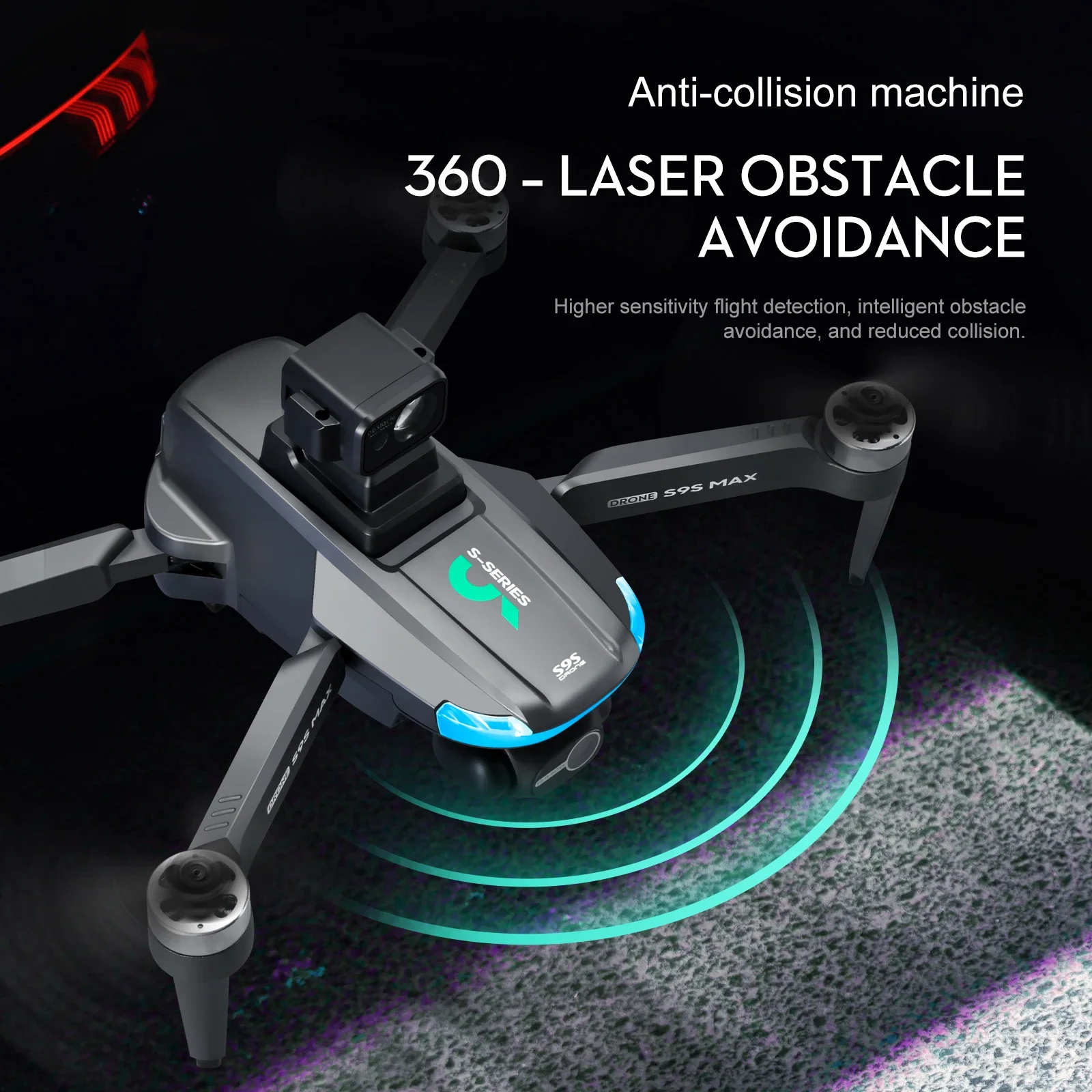 جديد S9S ماكس طائرة صغيرة بدون - مراجعة Drone App Rc Fpv وسعره