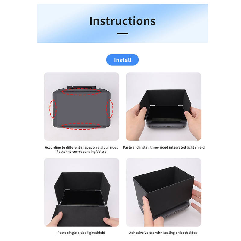 CJSD-For DJI Mavic 4 Pro Sun H - مراجعة Drone Rc Controller Cover وسعره
