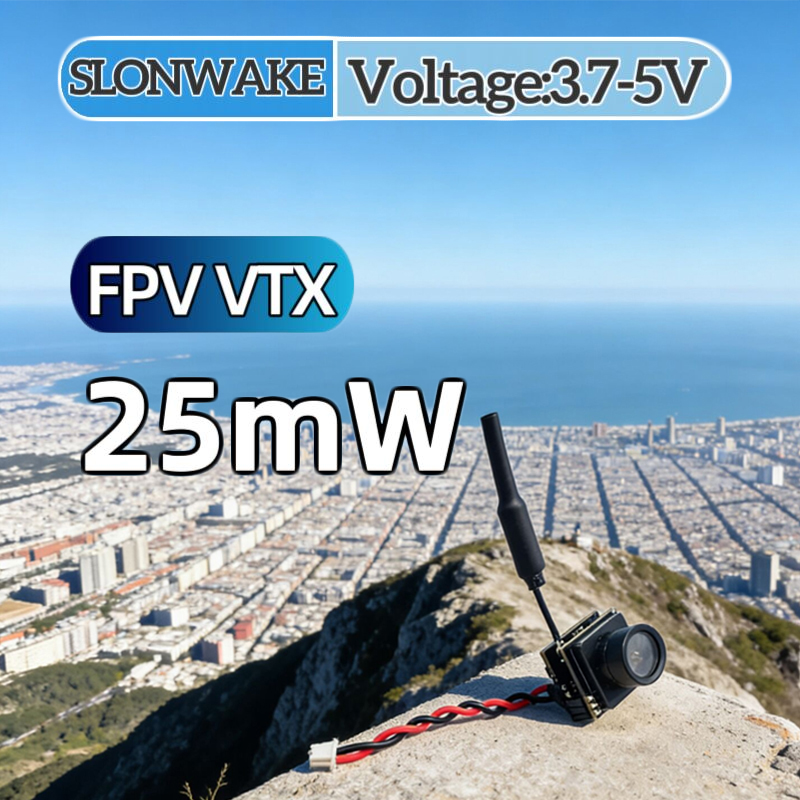 جهاز إرسال فيديو مدمج SLONWAKE - مراجعة Drone Rc Camera وسعره