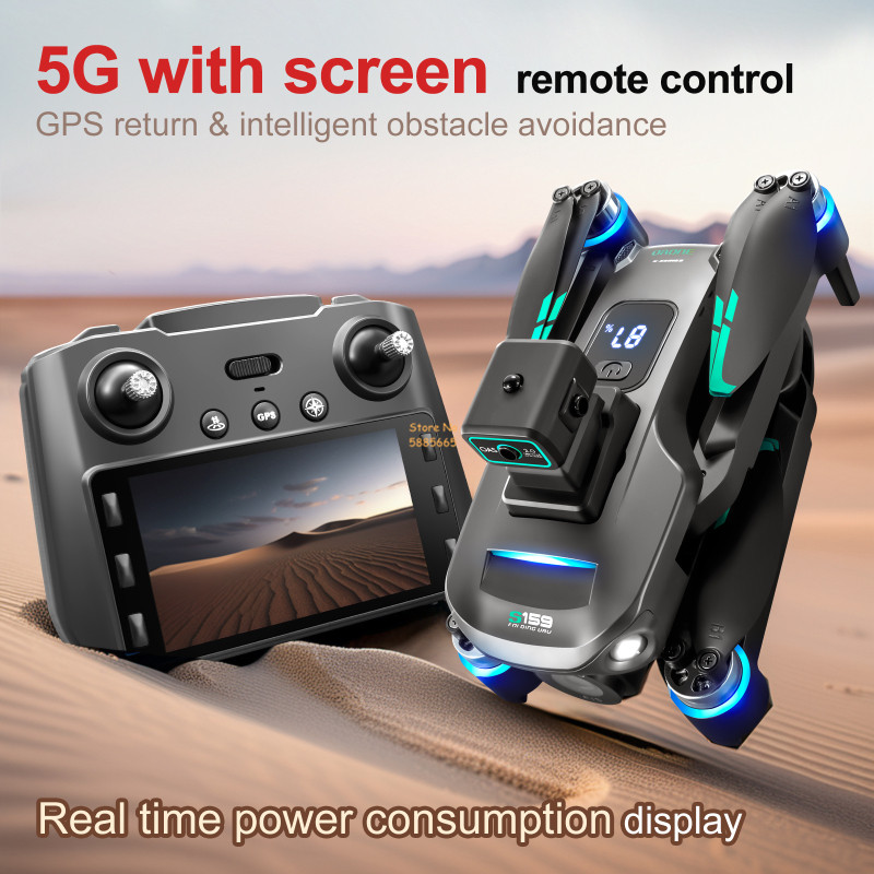 8K كاميرا مزدوجة 5G WIFI FPV ا - مراجعة Drone Rc Helicopter With Camera وسعره