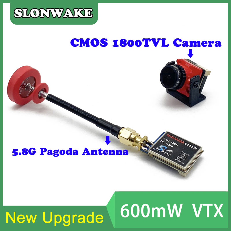 جاهز للاستخدام 5.8G 48CH 600mW - مراجعة Drone Rc Camera وسعره