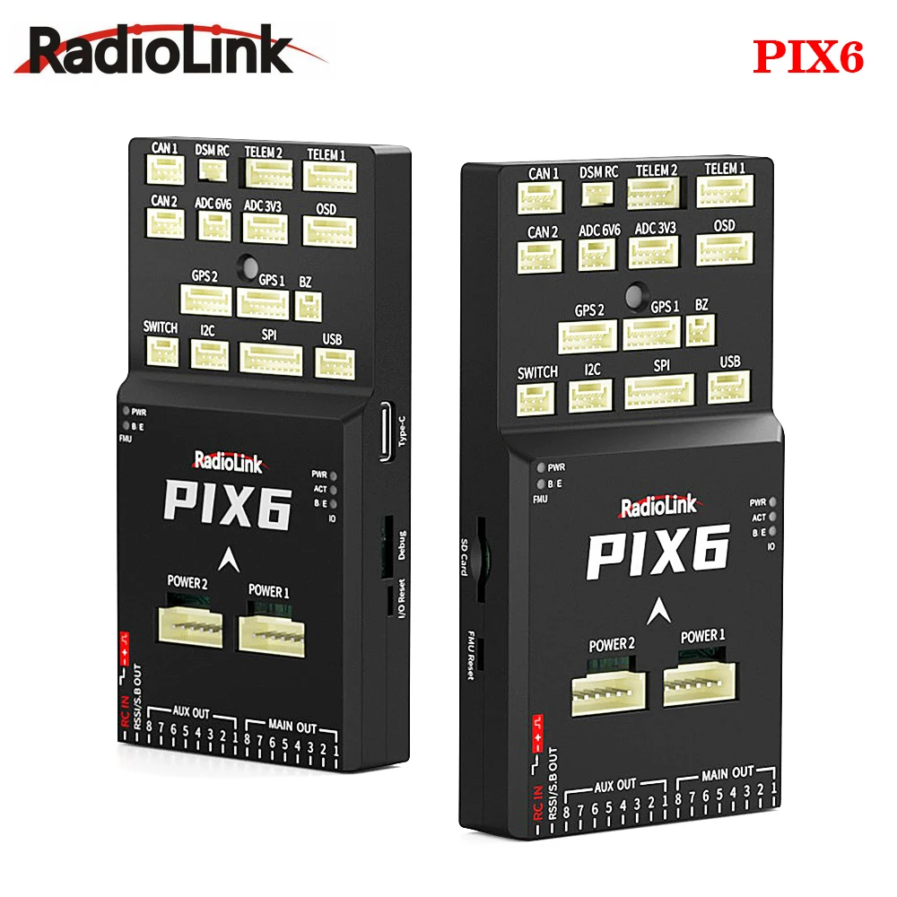وحدة تحكم طيران Radiolink PIX6 - مراجعة Drone Top Rc وسعره