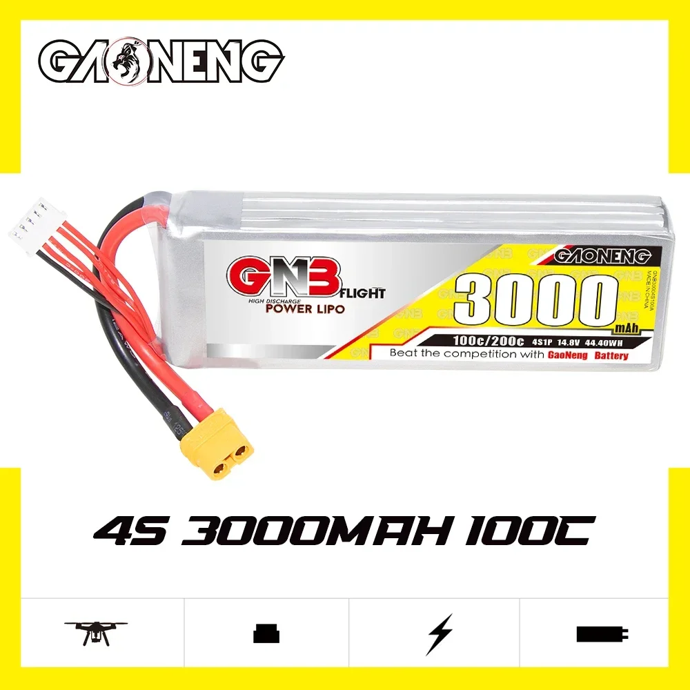 GAONENG GNB 3000mAh 4S 100C 20 - مراجعة Drone Rc Boat وسعره