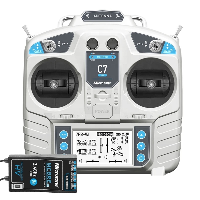MicroZone MC7 C7 MINI 2.4G تحك - مراجعة Drone Rc Boat وسعره
