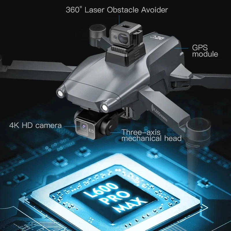 L600 PRO MAX GPS الطائرة بدون  - مراجعة Nano Quad Fpv وسعره