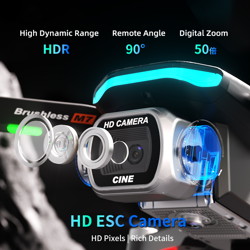 طائرة بدون طيار جديدة M7 مع كا - مراجعة Drone Rc S156 وسعره