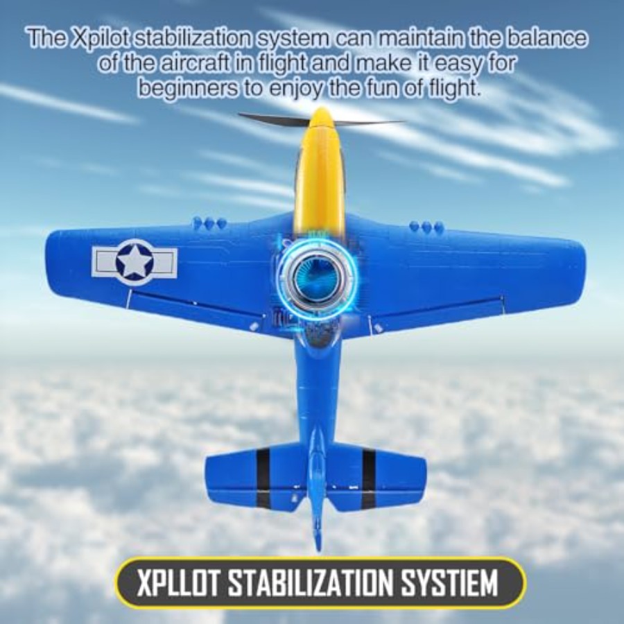 طائرة P51D RC ذات 4 قنوات بترد - مراجعة Drone Top Rc وسعره