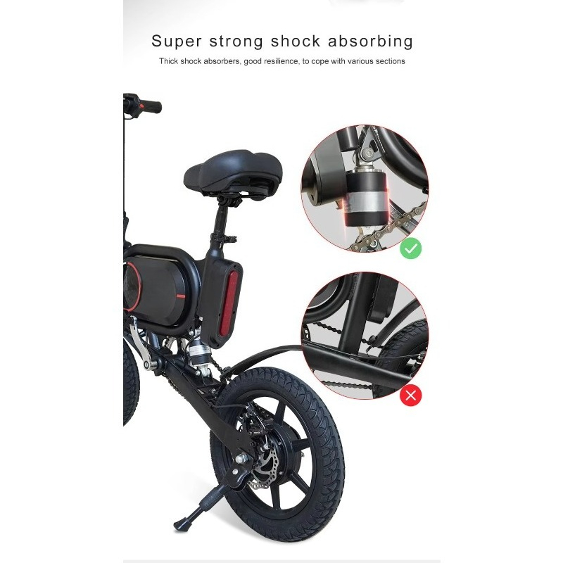 دراجة كهربائية قابلة للطي مقاس - مراجعة Brushless Motor وسعره