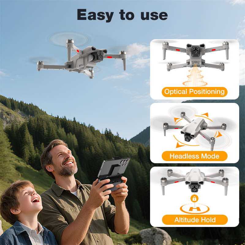 طائرة بدون طيار L017 Pro جديدة - مراجعة Drone Rc Helicopter With Camera وسعره