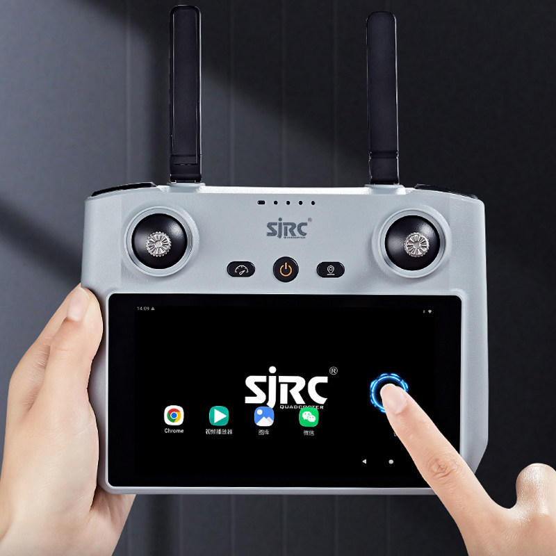 جهاز تحكم عن بعد بشاشة تعمل با - مراجعة Drone Sjrc وسعره